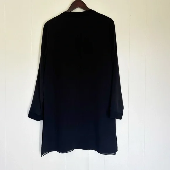 BCBGMAXAZRIA Dyanne Embellished Crystal Tunic Dress Black Small VPX61K22 - Picture 8 of 10